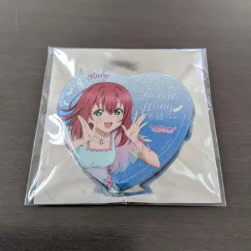 러브 라이브! Aqours 바다의 반짝임 캔뱃지 루비