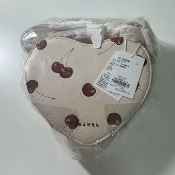RANDA 2WAY 체리 프린트 하트 백 아이보리