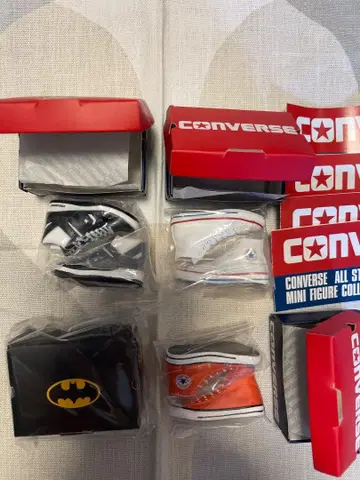 넘버스 CONVERSE 가챠 오렌지 옵티컬 화이트 배트맨