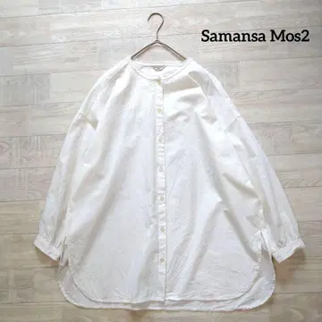 Samansa Mos2 사만사 모스모스 옷깃 레이스 튜닉 블라우스 F