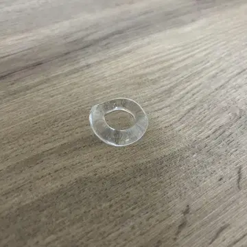 yurika akutsu clear glass ring 유리 반지 11호