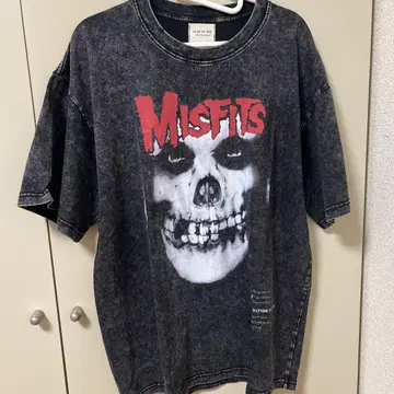 MISFITS 스컬 디자인 티셔츠 빈티지