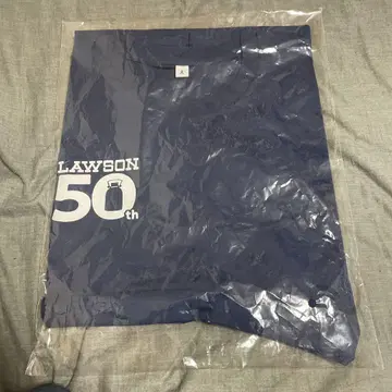 LAWSON 50주년 기념 티셔츠 빅 사이즈 네이비