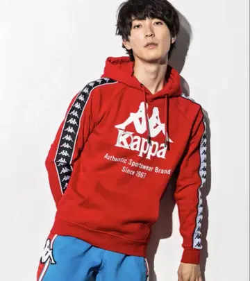 카파(Kappa) BANDA OMINI 로고 라인 후드티