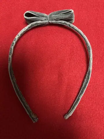 제니퍼 오렛 그레이 리본 머리띠