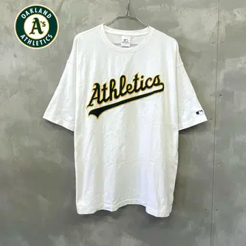 MLB 오클랜드 애슬레틱스 로고 티셔츠 야구 메이저리그
