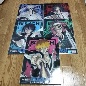 제일복권 BLEACH H상 클리어 포스터 5종 세트 (가격 인하 가능!)