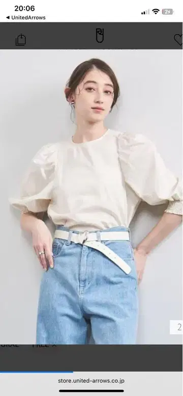 UNITED ARROWS 블라우스 택 포함 새상품