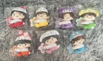 나니와 단시 봉제 인형 7종 세트 로손