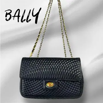 BALLY 블랙 가죽 숄더백 [새상품급]