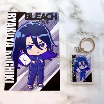 BLEACH 후목 시라야 아크릴 키링과 엽서 세트