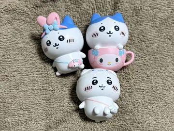 치이카와 (먼작귀) 산리오 콜라보 시크릿 마스코트 피규어 하치와레 세트
