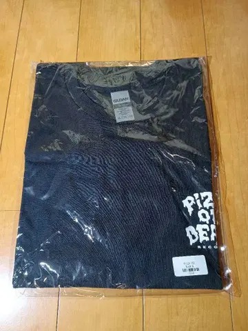 PIZZA OF DEATH RECORDS 블랙 티셔츠 XL 사이즈