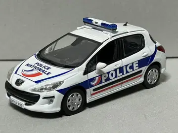 노레브 1/43 푸조 308 프랑스 경찰 차량 미니카 약 9cm