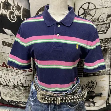 90s POLO Ralph Lauren 피케 셔츠 y2k 로고 BF27