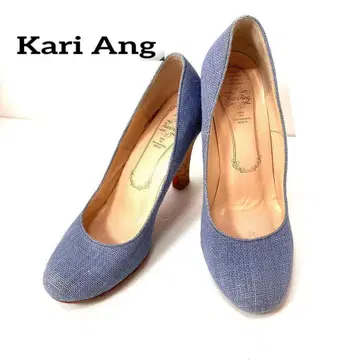 KariAng 카리앙 밑창 부착 스카이블루 웨지솔 펌프스 24cm