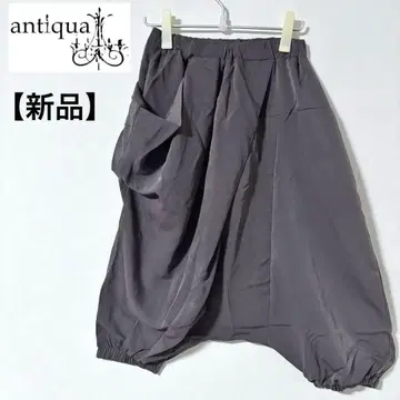 새상품 안티카 antiqua 사무엘 팬츠 벌룬 카키 비대칭