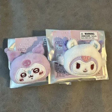 치이카와 (먼작귀) 산리오 시크릿 헤어 클립 2개 세트