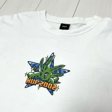 HUF 하프 BUD BOY 반팔 프린트 티셔츠 화이트