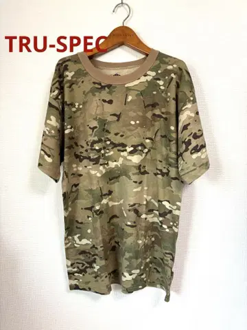 TRU-SPEC 카모플라주 티셔츠 코튼 100% 카모플라주