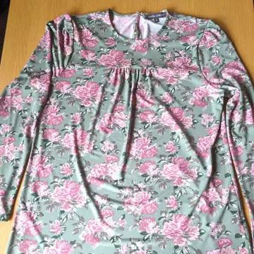 LAURA ASHLEY 꽃무늬 긴팔 튜닉 원피스 40