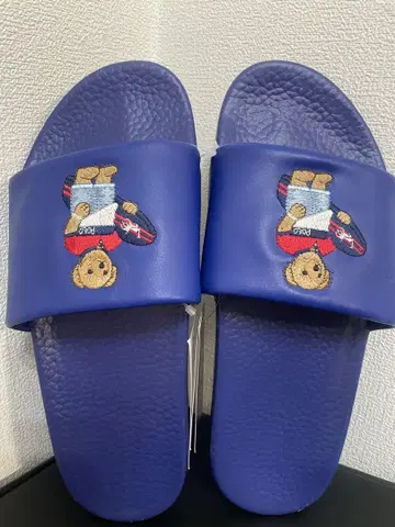 랄프 로렌 폴로 베어 샤워 샌들 9D 27cm 새상품 슬리퍼