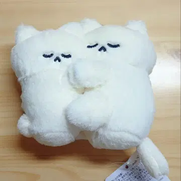 붙어 자는 고양이 봉제 인형  하나바라 시키 마스코트