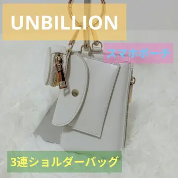 UNBILLION 언빌리언 스마트폰 파우치 3줄 숄더백 잡화 수납