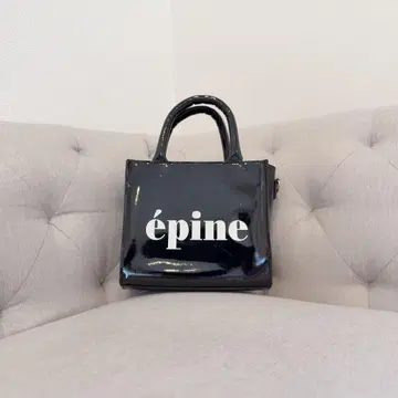 epine logo enamel 2way bag 에나멜 백