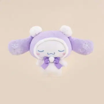 시나모롤 화이트 곰 케이프 봉제 인형/B: 퍼플