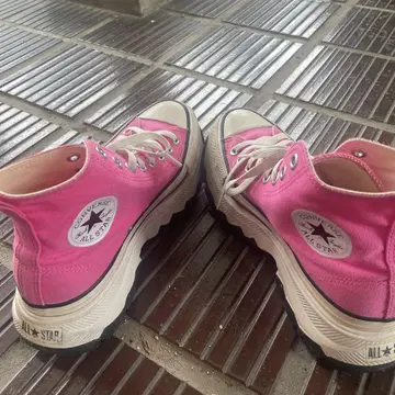 CONVERSE ALL STAR 핑크 하이컷 스니커즈