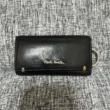 폴스미스 블랙 가죽 키 케이스