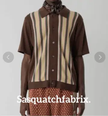 Sasquatchfabrix. 사스콰치 KNIT H/S SHIRT