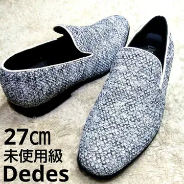 미사용급 Dedes 데데스 슬립온 로퍼 27cm 그레이