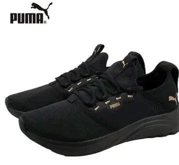 새상품 PUMA 블랙 스니커즈 23.5cm