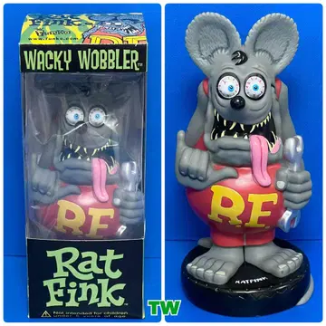 Funko 피규어 보빙 헤드 래트 핀크 그레이 No.TW