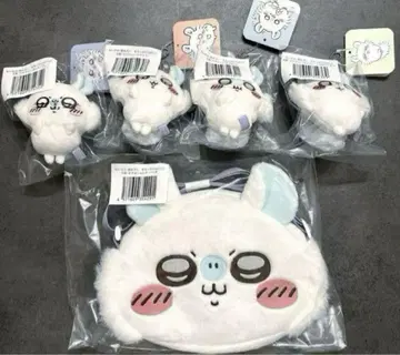 치이카와 (먼작귀) 모몽가 가득 복권 E상 D상 마스코트 5종 세트