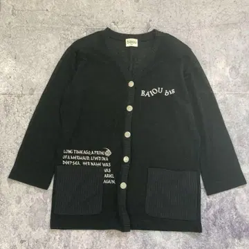00's 빈티지 메쉬 가디건 메쉬 니트 블랙 검정 여름