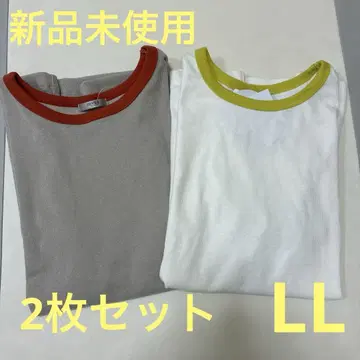 시마무라 다나카 리나 mysa closet 골지 배색 리브 티셔츠 LL