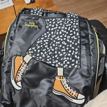 꽃무늬 백팩 발목