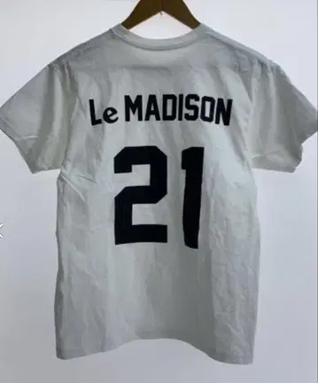 매디슨 블루 넘버링 티셔츠 Le MADISON