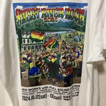 SWEET RIVER ROCK 2024 티셔츠 M jah 웍스
