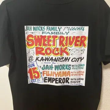 Sweet River Rock 2023 티셔츠 M jah 웍스
