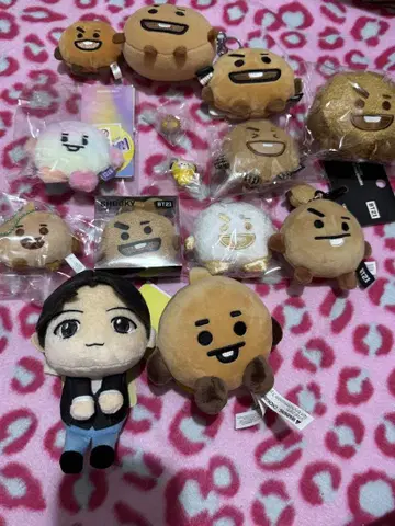 BTS 봉제 인형/마스코트 세트 슈키 SHOOKY BTS 윤기