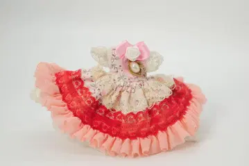 1/12 사이즈 드레스 아마무스 OB11 빨간색/화이트