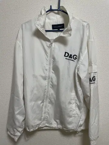 D&G 화이트 나일론 자켓