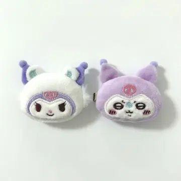 산리오 치이카와 (먼작귀) 헤어 클립 모몽가 쿠로미