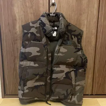 THE NORTH FACE 카모플라쥬 다운 베스트 XL