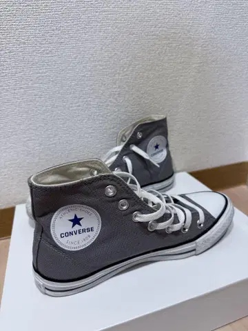 CONVERSE 그레이 하이컷 스니커즈