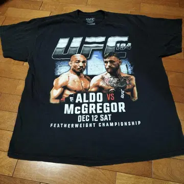 구제 의류 UFC Aldo vs McGregor 티셔츠 X-LARGE